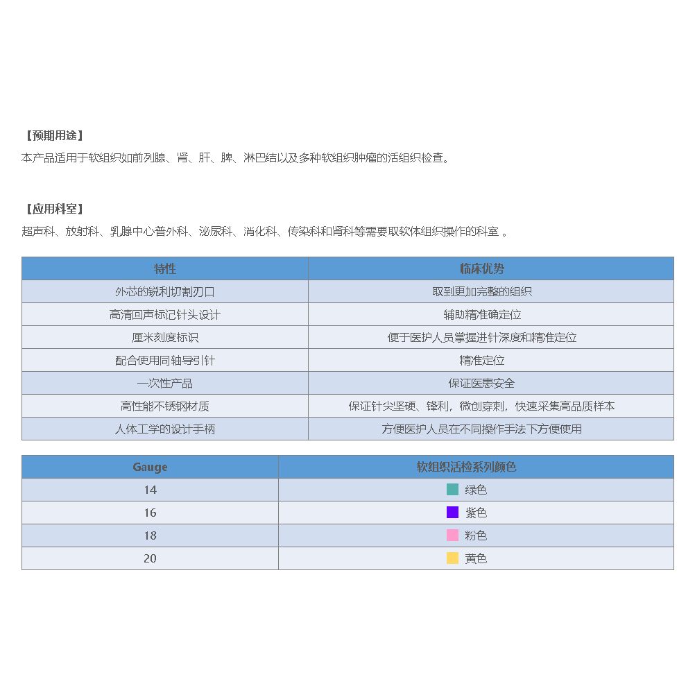 一次性活检针插图4